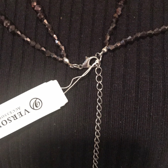 NWT Versona Beaded Necklace Pink Purple Sparkle Multi-strand Classic Princess - Picture 12 of 13